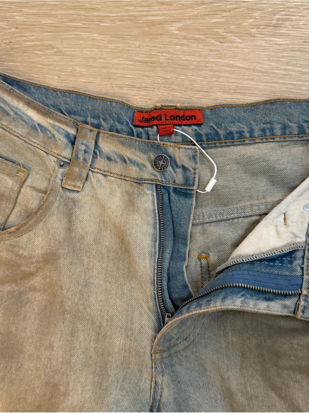 Jaded London Two-Tone Muck Wide Leg Jeans - Picture 7 of 7